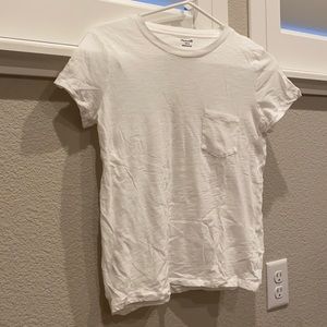 madewell basic white tee